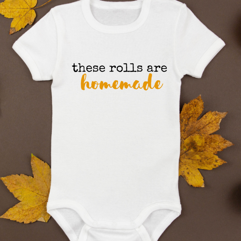 Homemade Rolls Onesie  Main Image